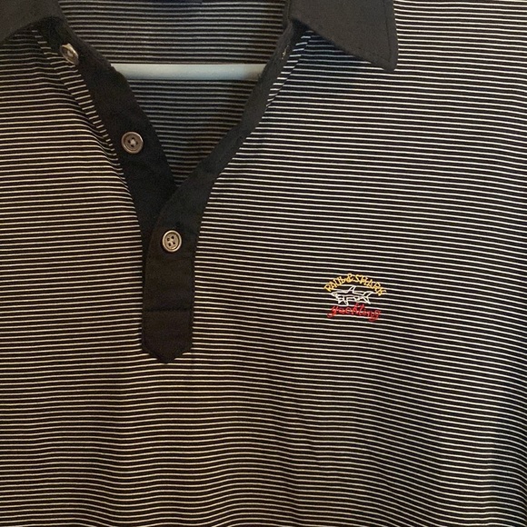 Paul and Shark shirt.  Beautiful shirt Sold to me as a large but it's a medium. - Picture 3 of 6